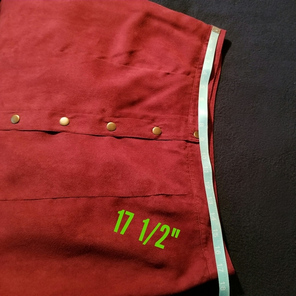 Croft&Barrow Button Front Skirt - Picture 3 of 7